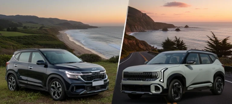 Old Kia Seltos vs New Kia Seltos 2026 exterior and interior comparison
